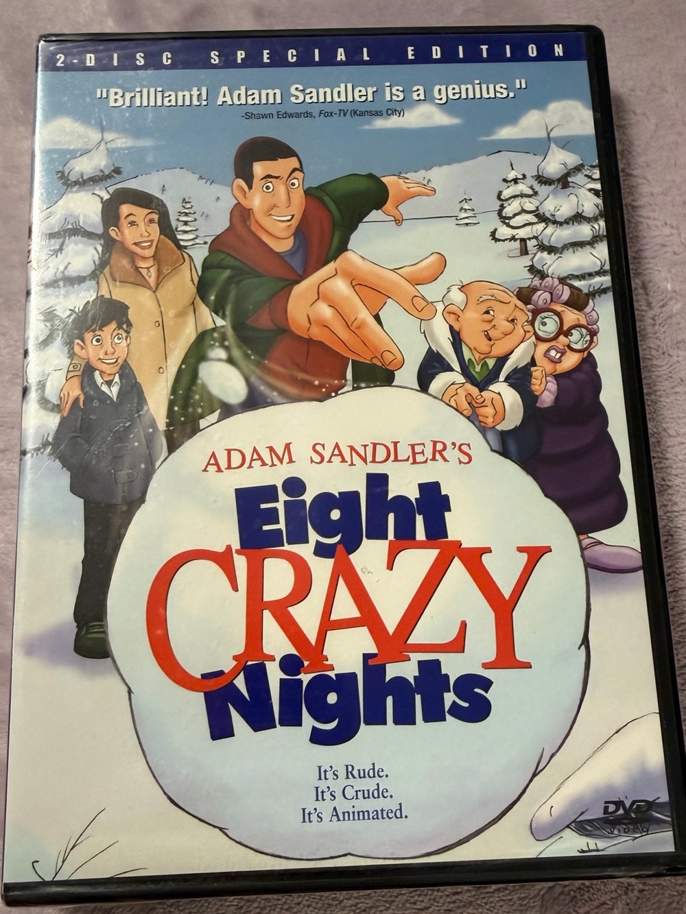 Adam Sandlers Eight Crazy Nights DVD 2-Disc Special Edition Brand New Sealed